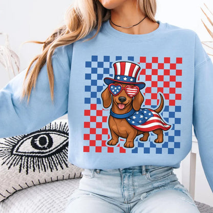 Dachshund USA Shirt Patriotic Wiener Dog Shirt, American 4th of July Gift