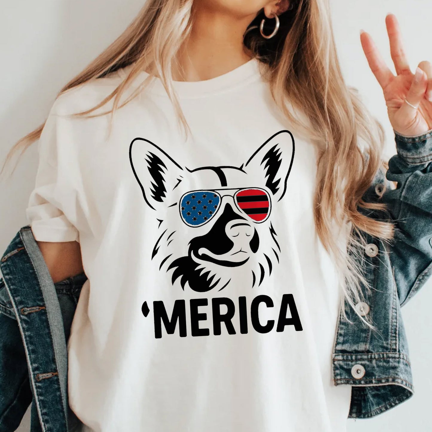 4th Of July Corgi Dog Shirt