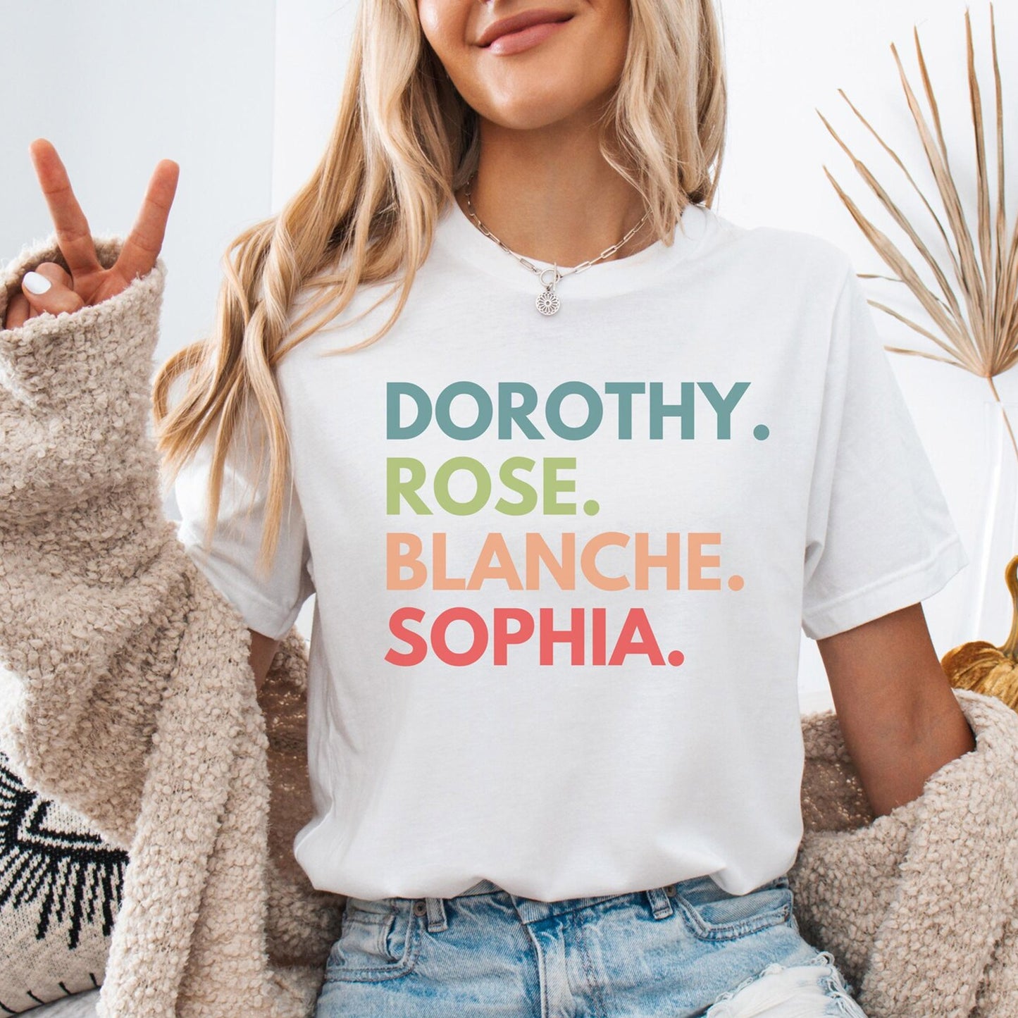 Golden Girls Dorothy Rose Blanche Sophia Tee