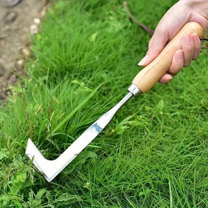 Manto™ Stainless Steel L-Shaped Garden Weeding Tool
