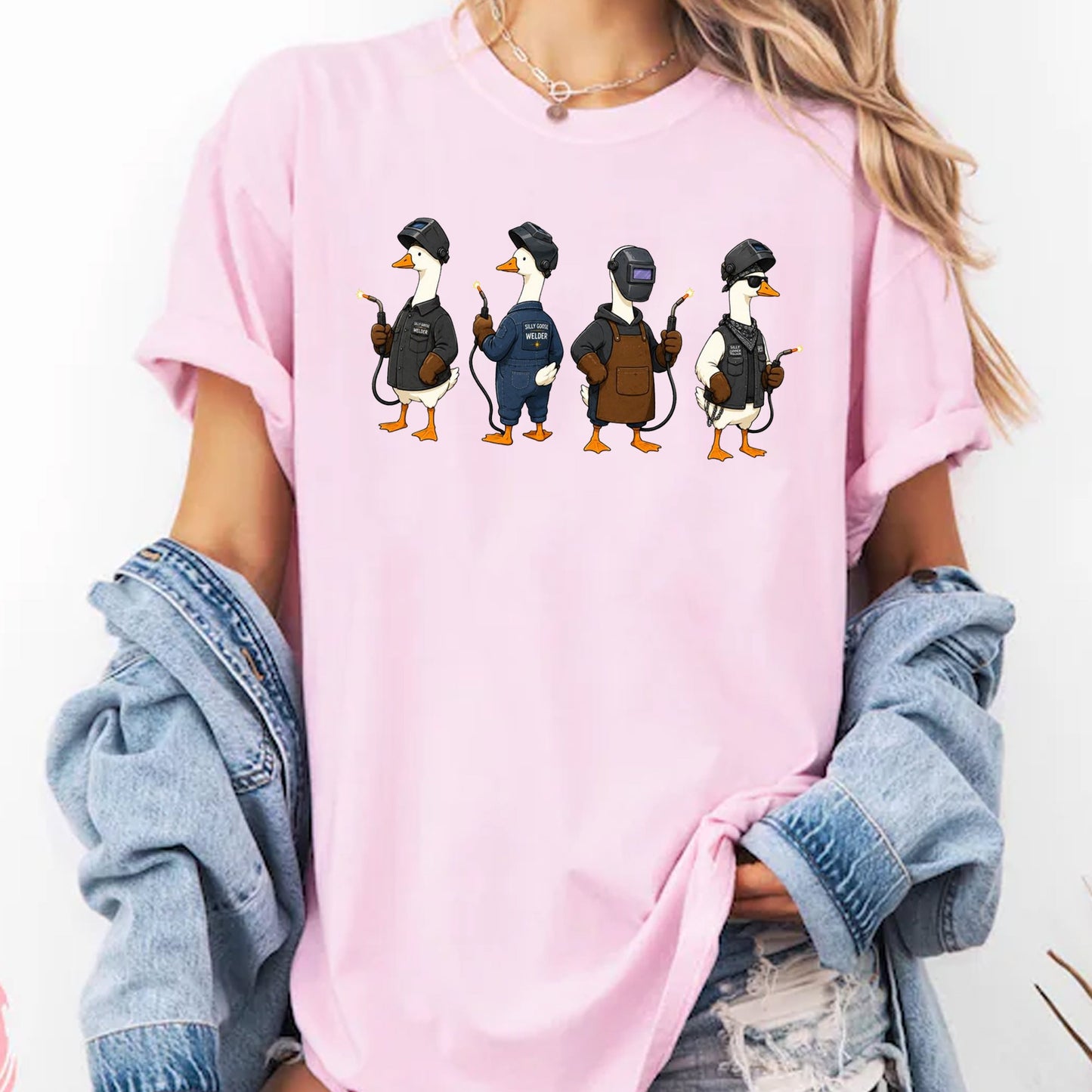 Silly Goose Welder Shirt, Funny Welding Tee, Welder Dad Gift