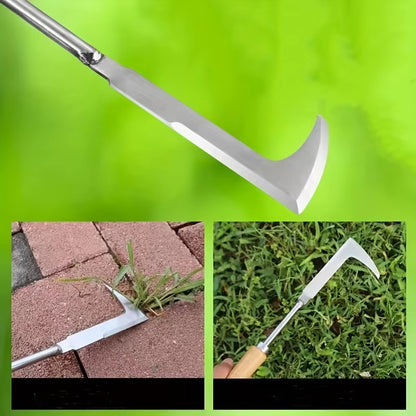 Manto™ Stainless Steel L-Shaped Garden Weeding Tool
