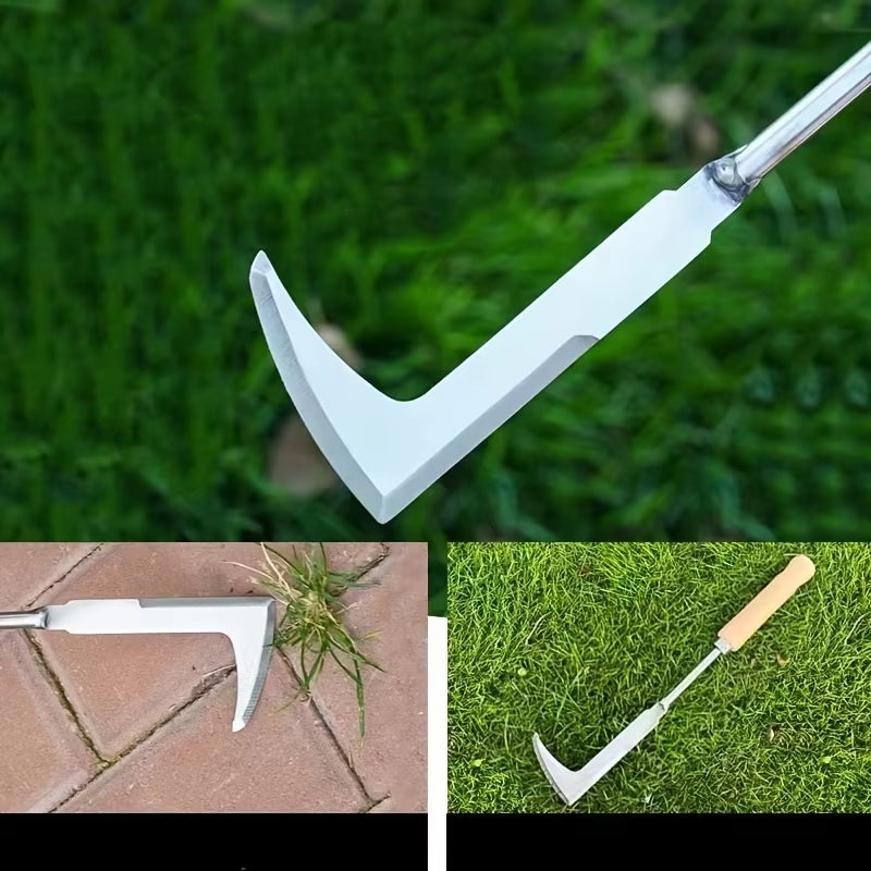 Manto™ Stainless Steel L-Shaped Garden Weeding Tool