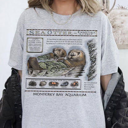 Sea Otters Monterey Bay Aquarium Shirt
