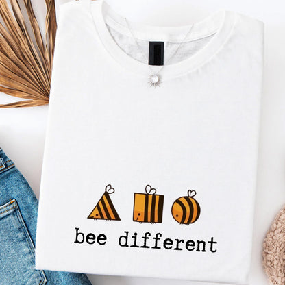 Bee Different Gildan Shirt, Funny Graphic Tee