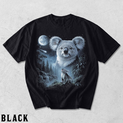 Vintage Koala Full Moon Graphic Tee, Australian Animal Top