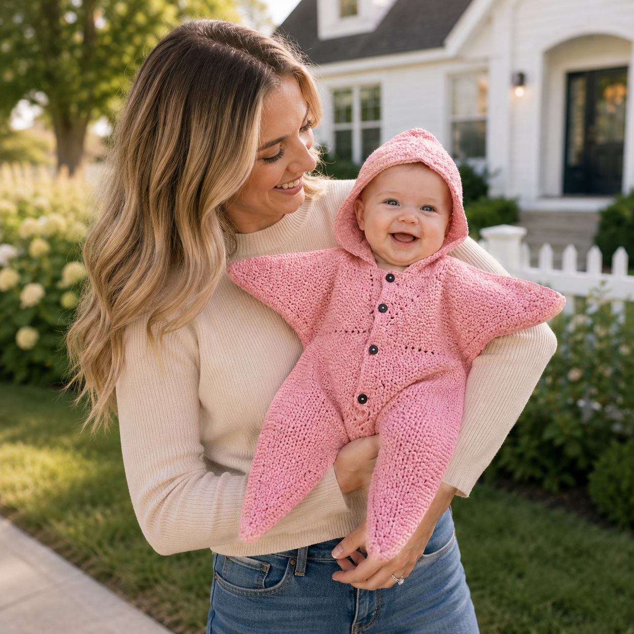 Crochet Baby Star Suit