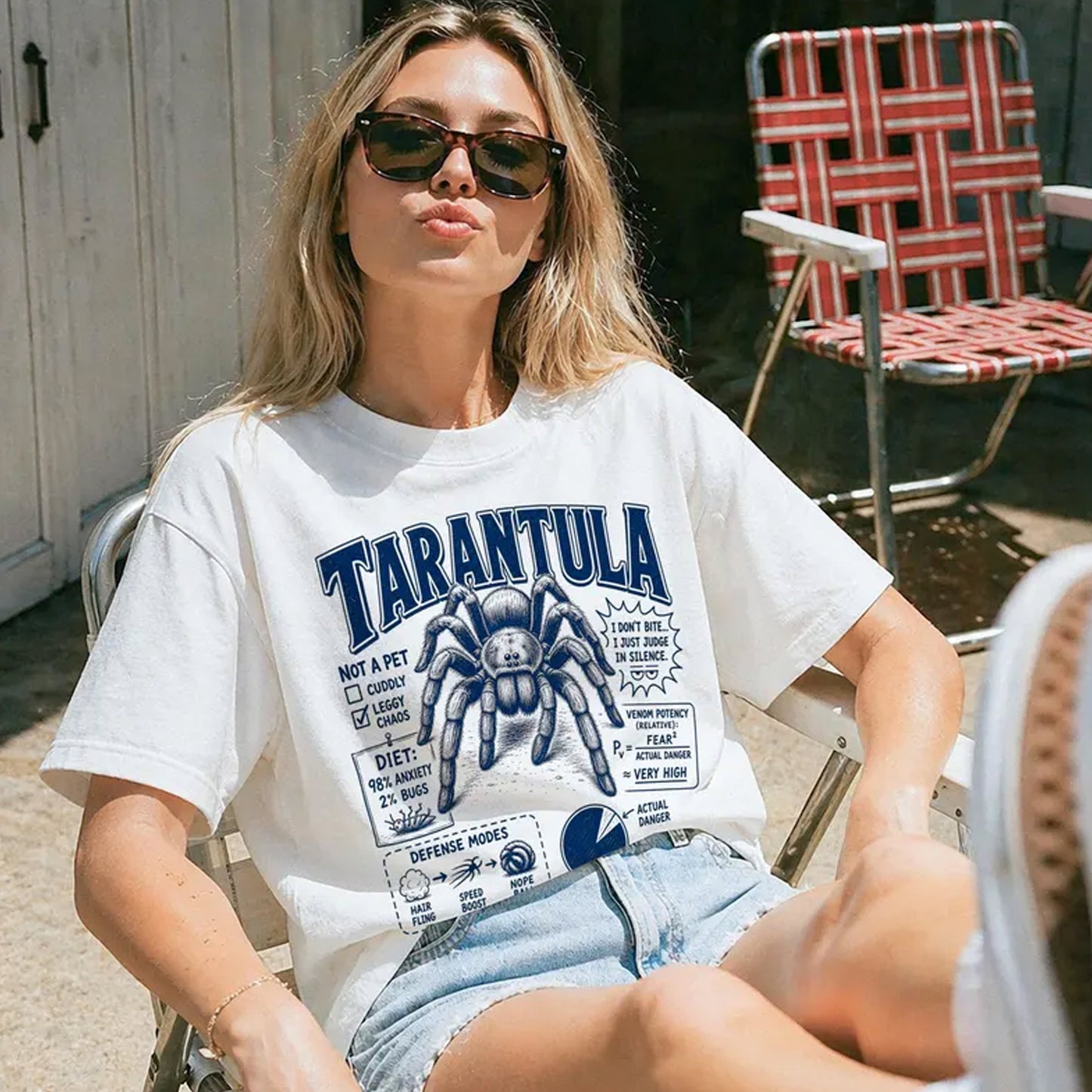 Funny Tarantula Shirt, Retro Invertebrate Gift