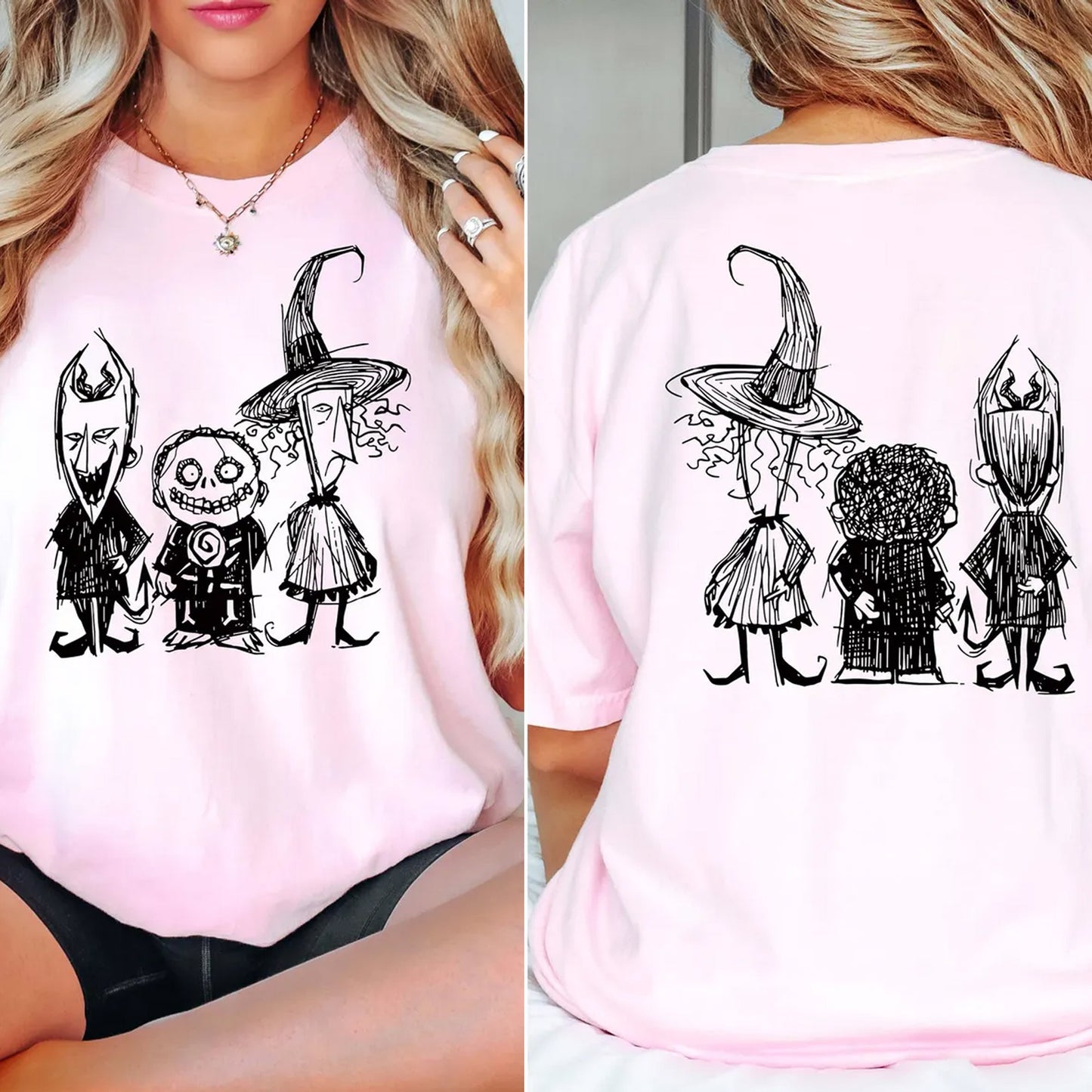 Nightmare Before Christmas T-Shirt, Barrel Lock Shock, Halloween Horror Tee