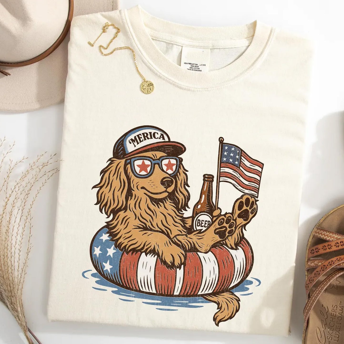 Dachshund 4th of July Shirt, Patriotic Dog Lover Gift