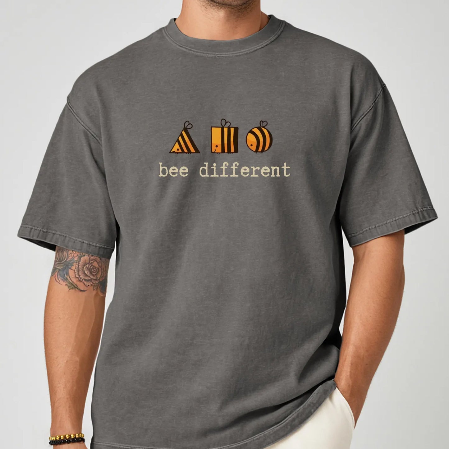 Bee Different Gildan Shirt, Funny Graphic Tee