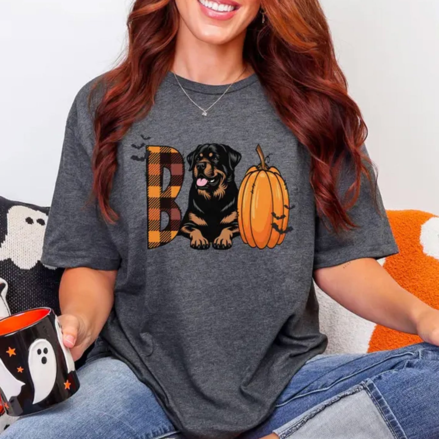 Rottweiler Halloween Shirt, Rottie Dog Mom Dog Person Gift