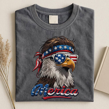 Eagle Merica Shirt, Merica Mullet Eagle Sweater, American Flag