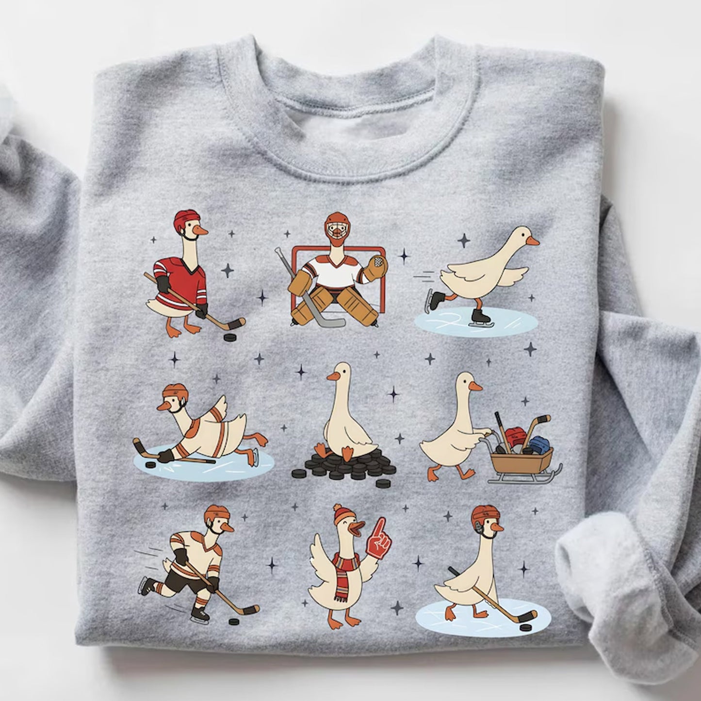Silly Goose Hockey Shirt, Hockey Fan Apparel, Team Hockey Game Day