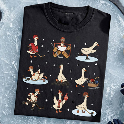 Silly Goose Hockey Shirt, Hockey Fan Apparel, Team Hockey Game Day