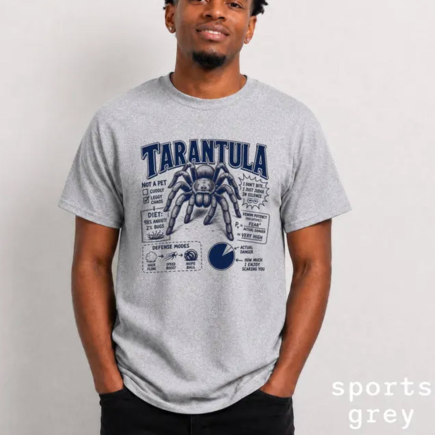 Funny Tarantula Shirt, Retro Invertebrate Gift