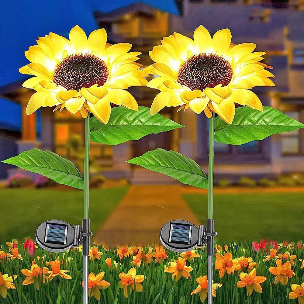 Manto™ Solar Sunflower Garden Lights – Waterproof LED Outdoor Lawn Decor