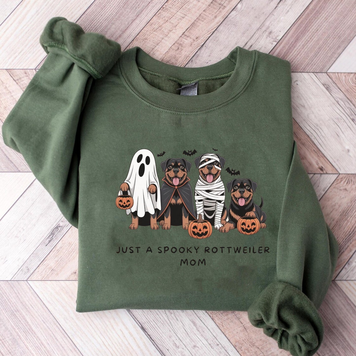 Cute Ghost Rottweiler Shirt, Halloween Dog Mom Gift