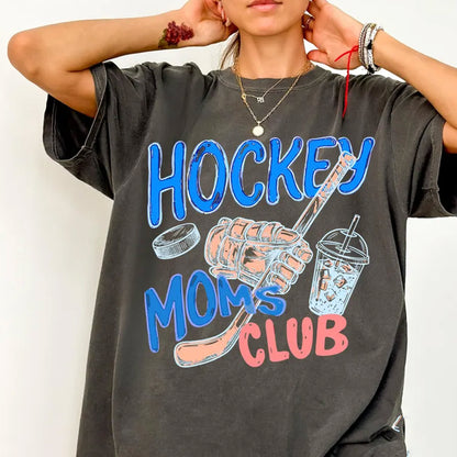 Hockey Doodle Soccer Tee, Trendy Women's Hockey Shirt, Sports Mom Shirt