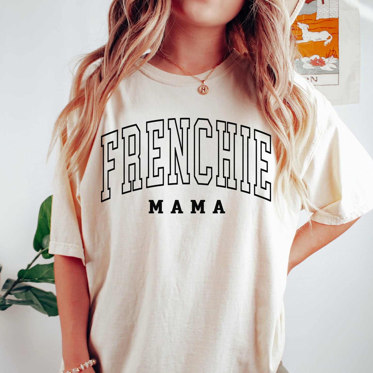 Frenchie Mom Shirt, Gift For French Bulldog Mama Crewneck