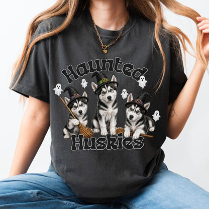 Husky Mom Halloween Shirt, Dog Mom Tee, Siberian Husky Lover Gift