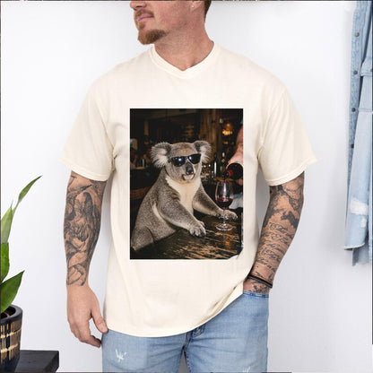 Koala Wine Lover Shirt, Funny Koala Graphic Tee