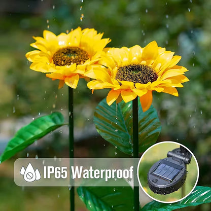 Manto™ Solar Sunflower Garden Lights – Waterproof LED Outdoor Lawn Decor