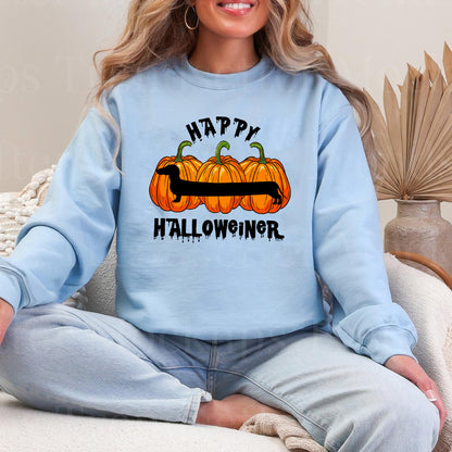 Happy Halloweiner Pumpkin Dog Shirt