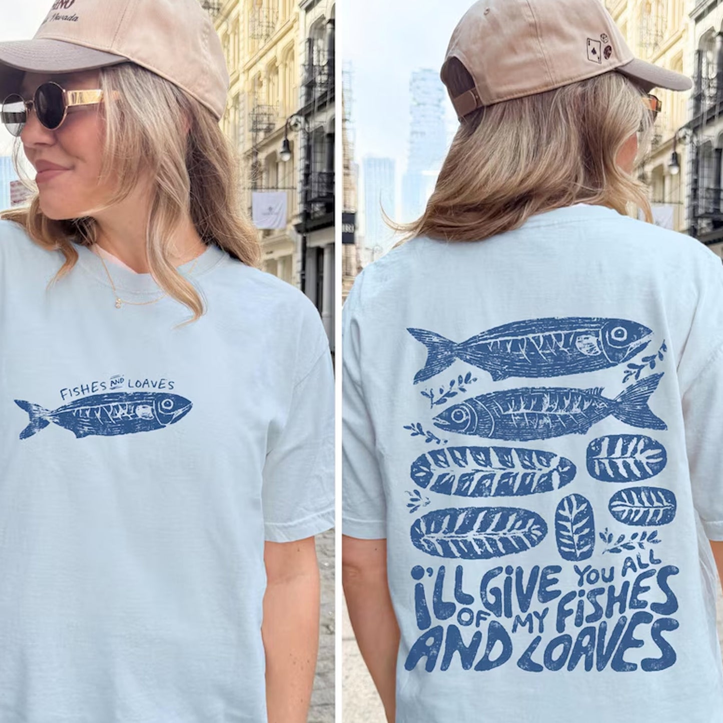 Christian T-shirt with Bible Verse Faith Based Graphic Tee