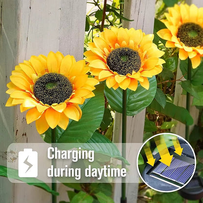 Manto™ Solar Sunflower Garden Lights – Waterproof LED Outdoor Lawn Decor