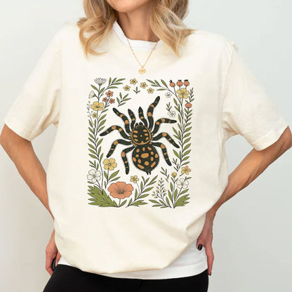 Cute Flower Tarantula Shirt, Tarantula Lover Tee
