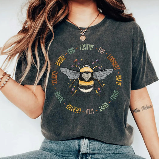 Bee Shirt, Nature Teacher shirt, Inspirational shirt