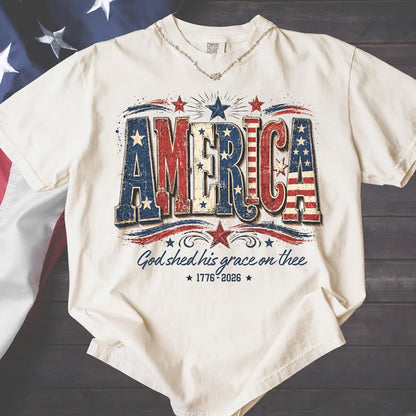 Christian American Flag Shirt, 250 Years Anniversary USA Shirt
