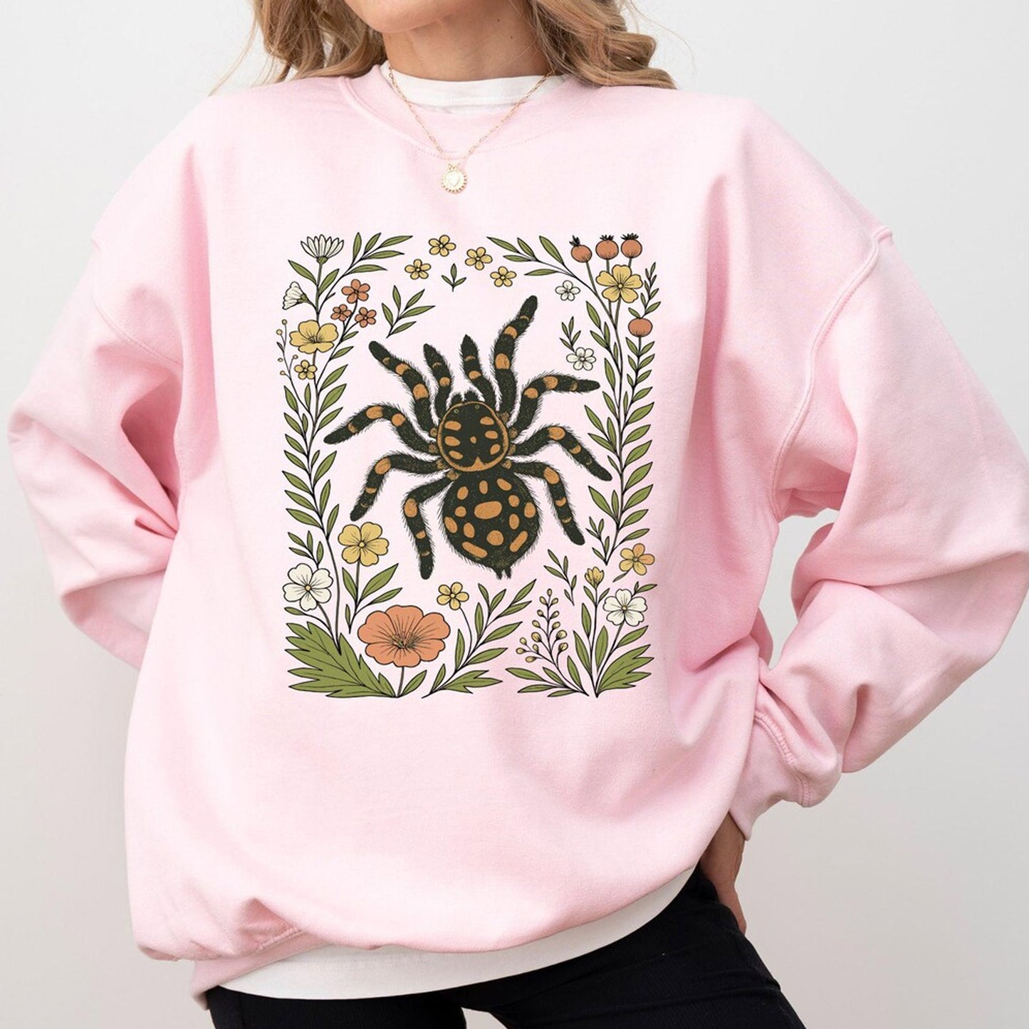 Cute Flower Tarantula Shirt, Tarantula Lover Tee