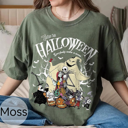 Vintage Jack Skellington Sally Oogie Boogie Tee, Halloween 2026 Tee