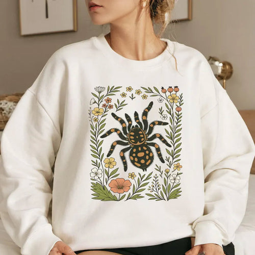 Cute Flower Tarantula Shirt, Tarantula Lover Tee