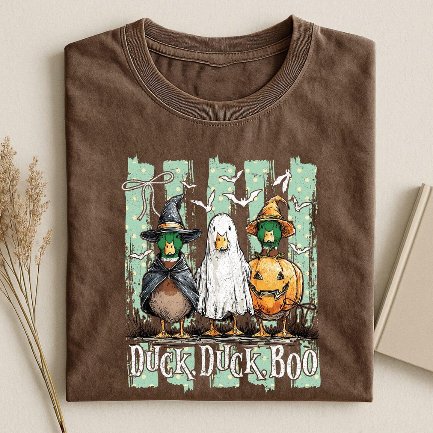 Duck Duck Boo Shirt, Funny Duck Halloween Tee