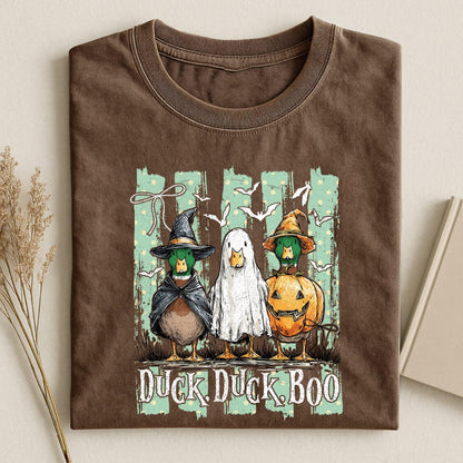 Duck Duck Boo Shirt, Funny Duck Halloween Tee