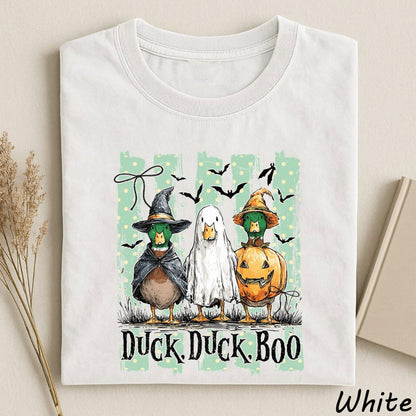 Duck Duck Boo Shirt, Funny Duck Halloween Tee