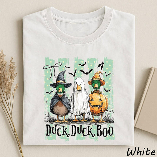 Duck Duck Boo Shirt, Funny Duck Halloween Tee