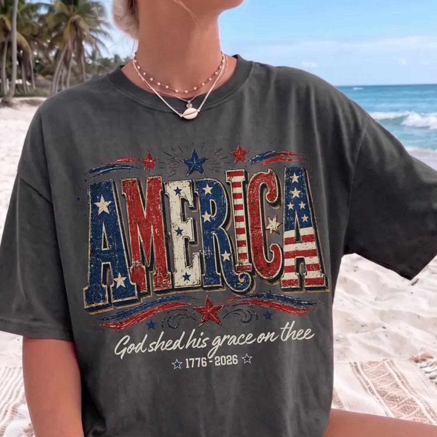 Christian American Flag Shirt, 250 Years Anniversary USA Shirt