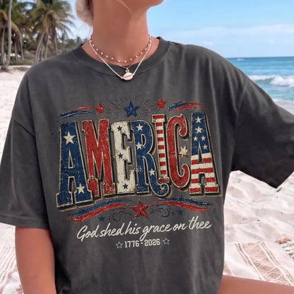 Christian American Flag Shirt, 250 Years Anniversary USA Shirt