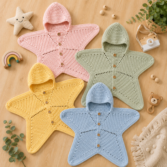 Crochet Baby Star Suit