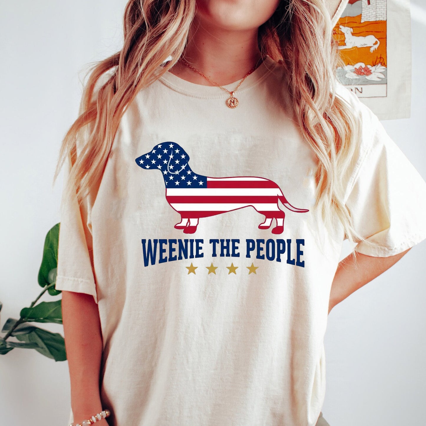 Weenie The People Shirt, Patriotic Dachshund Shirt