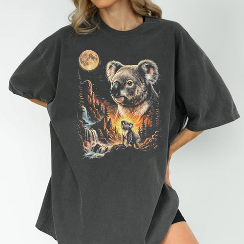 Koala Vintage Moon 90s Graphic T-Shirt