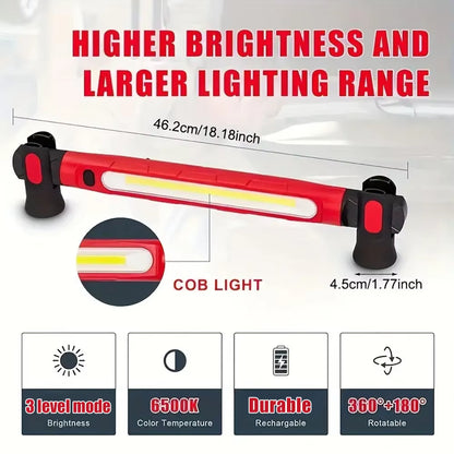 Manto™ Magnetic LED Work Light – 5000mAh Rechargeable Underhood Repair Lamp
