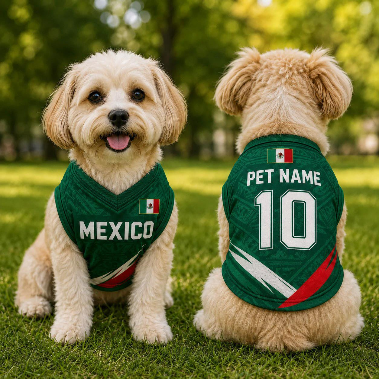 Personalized Mexico Dog Cat Jersey