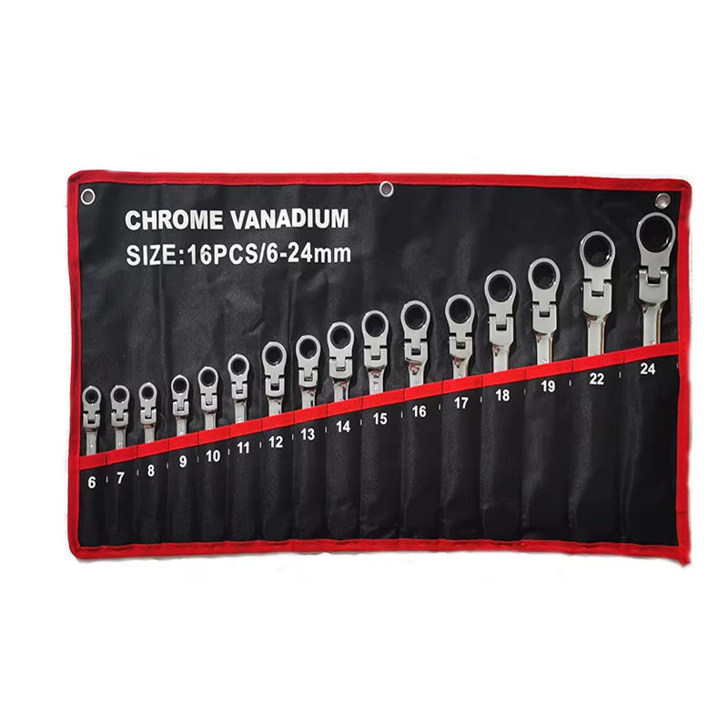 Manto™ 16PCS Dual-Use Ratchet Wrench Set for Car Repair