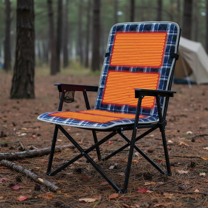 Manto™ USB Heated Seat Pad – Foldable 3-Level Temperature Camping Cushion