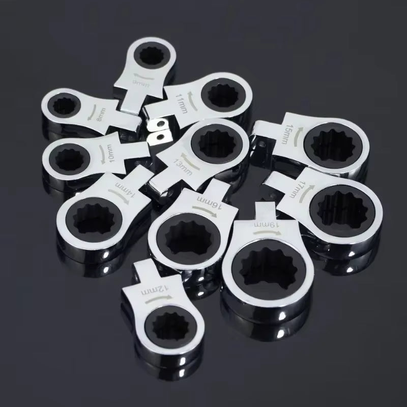 Manto™ 12-in-1 CR-V Ratchet Wrench Set